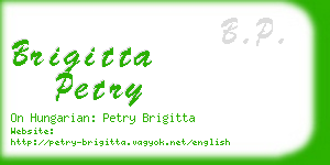 brigitta petry business card